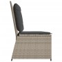 Reclining garden armchair with gray synthetic rattan cushions by , garden benches - Ref: Foro24-368969, Price: 184,79 €, Disc...