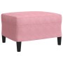 4-piece pink velvet sofa set with cushions by , Sofas - Ref: Foro24-3278364, Price: 692,94 €, Discount: %