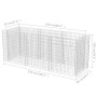 Steel gabion bed 270x90x100 cm by vidaXL, Pots and planters - Ref: Foro24-142554, Price: 145,73 €, Discount: %