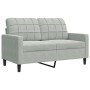 Dreiteiliges Sofaset mit Kissen aus hellgrauem Samt. von , Sofas - Ref: Foro24-3278401, Preis: 517,29 €, Rabatt: %