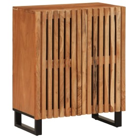 Solid acacia wood sideboard 60x34x75 cm by , Lockers and storage cabinets - Ref: Foro24-377447, Price: 122,06 €, Discount: %