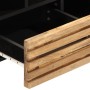 Solid rough mango wood TV stand 100x34x46 cm by , CD and DVD storage - Ref: Foro24-377514, Price: 119,75 €, Discount: %