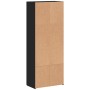 Armario archivador madera de ingeniería negro 60x32x153 cm de , Armarios archivadores - Ref: Foro24-3276645, Precio: 126,14 €...