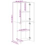 Armario archivador madera de ingeniería negro 60x32x153 cm de , Armarios archivadores - Ref: Foro24-3276645, Precio: 126,14 €...