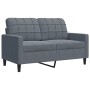 3-piece dark gray velvet sofa set with cushions by , Sofas - Ref: Foro24-3278372, Price: 714,28 €, Discount: %