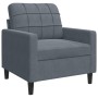 Dreiteiliges Sofaset mit dunkelgrauen Samtkissen. von , Sofas - Ref: Foro24-3278372, Preis: 652,99 €, Rabatt: %