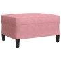 Set of sofas with 3 pink velvet cushions by , Sofas - Ref: Foro24-3278504, Price: 604,46 €, Discount: %