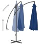 Cantilever parasol with sky blue steel pole 300 cm by vidaXL, Umbrellas - Ref: Foro24-312509, Price: 85,76 €, Discount: %