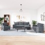 Set of sofas with 4 dark gray velvet cushions by , Sofas - Ref: Foro24-3278462, Price: 753,99 €, Discount: %