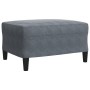 Set of sofas with 4 dark gray velvet cushions by , Sofas - Ref: Foro24-3278462, Price: 753,99 €, Discount: %