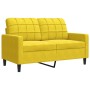 Set of sofas with 4 pieces of yellow velvet cushions by , Sofas - Ref: Foro24-3278387, Price: 679,33 €, Discount: %