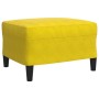 Juego de sofás con cojines 4 piezas terciopelo amarillo de , Sofás - Ref: Foro24-3278387, Precio: 679,33 €, Descuento: %