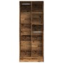 Engineered wood aged wood wardrobe 80x50x200 cm by , Wardrobes - Ref: Foro24-3307763, Price: 177,63 €, Discount: %