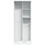 Weißer Schrank aus Holzwerkstoff 80x50x200 cm von , Kleiderschränke - Ref: Foro24-3307756, Preis: 169,85 €, Rabatt: %