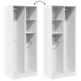 Engineered wood white wardrobe 80x50x200 cm by , Wardrobes - Ref: Foro24-3307756, Price: 169,85 €, Discount: %