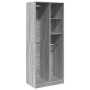 Engineered wood wardrobe in Sonoma grey, 80x50x200 cm. by , Wardrobes - Ref: Foro24-3307761, Price: 182,96 €, Discount: %