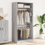 Grauer Sonoma-Schichtholzschrank 100x50x200 cm von , Kleiderschränke - Ref: Foro24-3307806, Preis: 182,11 €, Rabatt: %