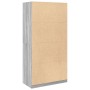 Grauer Sonoma-Schichtholzschrank 100x50x200 cm von , Kleiderschränke - Ref: Foro24-3307806, Preis: 182,11 €, Rabatt: %