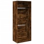 Engineered wood wardrobe in smoked oak color, 80x50x200 cm by , Wardrobes - Ref: Foro24-3307796, Price: 166,07 €, Discount: %