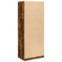 Engineered wood wardrobe in smoked oak color, 80x50x200 cm by , Wardrobes - Ref: Foro24-3307796, Price: 166,07 €, Discount: %