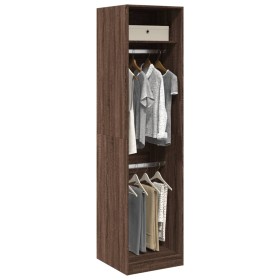 Engineered wood brown oak wardrobe 50x50x200 cm by , Wardrobes - Ref: Foro24-3307789, Price: 137,42 €, Discount: %