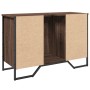 Bathroom vanity cabinet in brown oak wood, engineered, 91x35x60 cm. by , Bathroom furniture - Ref: Foro24-848668, Price: 93,1...