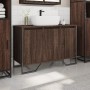 Bathroom vanity cabinet in brown oak wood, engineered, 91x35x60 cm. by , Bathroom furniture - Ref: Foro24-848663, Price: 100,...