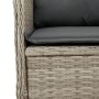 Reclining garden armchair with gray synthetic rattan cushions by , garden benches - Ref: Foro24-368960, Price: 212,37 €, Disc...