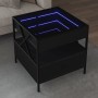 Mitteltisch mit Infinity LED Schwarz 50x50x51 cm von , Couchtisch - Ref: Foro24-847712, Preis: 130,99 €, Rabatt: %