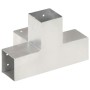 Conector de postes en forma de X metal galvanizado 81x81 mm de , Postes de cerca - Ref: Foro24-145467, Precio: 25,11 €, Descu...