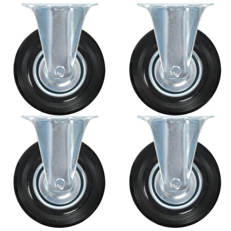 Fixed wheels 8 units 125 mm by , Material handling - Ref: Foro24-277966, Price: 49,65 €, Discount: %