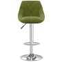 Kitchen stool, 2 units, light green velvet by , Kitchen stools - Ref: Foro24-335307, Price: 119,33 €, Discount: %