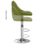 Kitchen stool, 2 units, light green velvet by , Kitchen stools - Ref: Foro24-335307, Price: 119,33 €, Discount: %