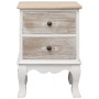 Mesita de noche madera de Paulownia 35x30x50 cm de , Mesitas de noche - Ref: Foro24-284064, Precio: 86,07 €, Descuento: %