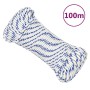 White 5 mm 100 m polypropylene boat rope by , Ropes and metal cords - Ref: Foro24-152281, Price: 16,75 €, Discount: %