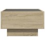 Mesa de centro y LED madera ingeniería roble Sonoma 50x50x30 cm de , Mesas de centro - Ref: Foro24-847506, Precio: 108,15 €, ...