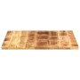 Massiver quadratischer Tisch aus grobem Mangoholz, 90x90x2,5 cm. von , Tischplatten - Ref: Foro24-371354, Preis: 103,59 €, Ra...