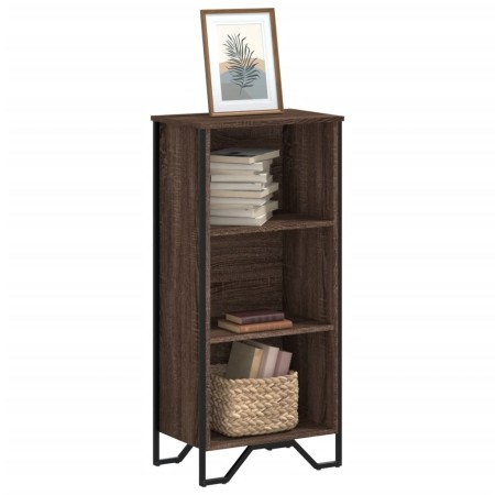 Estantería madera de ingeniería marrón roble 50x31x106 cm de , Librerías y estanterías - Ref: Foro24-848608, Precio: 63,89 €,...