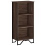 Estantería madera de ingeniería marrón roble 50x31x106 cm de , Librerías y estanterías - Ref: Foro24-848608, Precio: 63,89 €,...