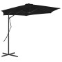 Garden umbrella with black steel pole 300x230cm by vidaXL, Umbrellas - Ref: Foro24-312520, Price: 94,74 €, Discount: %