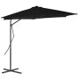 Garden umbrella with black steel pole 300x230cm by vidaXL, Umbrellas - Ref: Foro24-312520, Price: 94,74 €, Discount: %