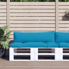 Cushions for pallet sofa, 2 units, light blue fabric. by , Cushions for chairs and sofas - Ref: Foro24-360926, Price: 55,97 €...