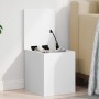 Engineered wood storage box in white, 30x35x35 cm by , Storage trunks - Ref: Foro24-840667, Price: 43,32 €, Discount: %