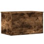 Smoked oak engineered wood storage box 60x35x35 cm by , Storage trunks - Ref: Foro24-840678, Price: 56,51 €, Discount: %