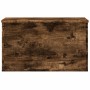 Smoked oak engineered wood storage box 60x35x35 cm by , Storage trunks - Ref: Foro24-840678, Price: 56,51 €, Discount: %