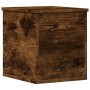 Smoked oak engineered wood storage box 30x35x35 cm by , Storage trunks - Ref: Foro24-840671, Price: 41,71 €, Discount: %