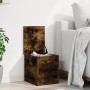 Smoked oak engineered wood storage box 30x35x35 cm by , Storage trunks - Ref: Foro24-840671, Price: 41,71 €, Discount: %