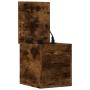 Smoked oak engineered wood storage box 30x35x35 cm by , Storage trunks - Ref: Foro24-840671, Price: 41,71 €, Discount: %