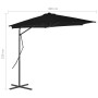 Garden umbrella with black steel pole 300x230cm by vidaXL, Umbrellas - Ref: Foro24-312520, Price: 94,74 €, Discount: %