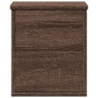 Engineered wood storage box, brown oak, 30x35x35 cm by , Storage trunks - Ref: Foro24-840673, Price: 42,99 €, Discount: %